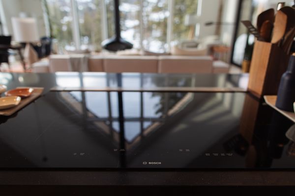 Bosch Induction cooktop overhead view