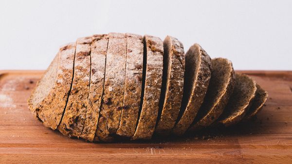 slibed loaf of bread