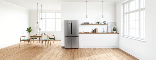 De nieuwe French Door koelkasten bieden extra veel ruimte en zijn uitgerust met een vershoudsysteem dat voeding langer vers houdt.