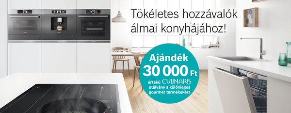Bosch Serie8 sütők most Culinaris ajándékutalvánnyal!