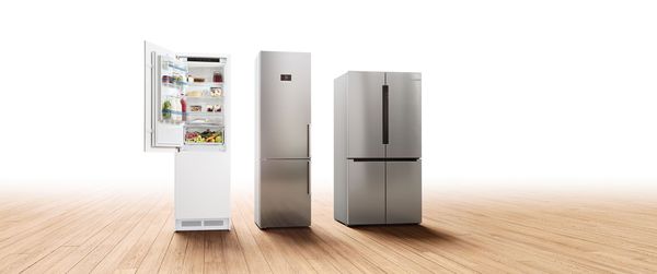 Keep vegetables fresh longer: the new range of Bosch fridges help you prevent food waste. 
