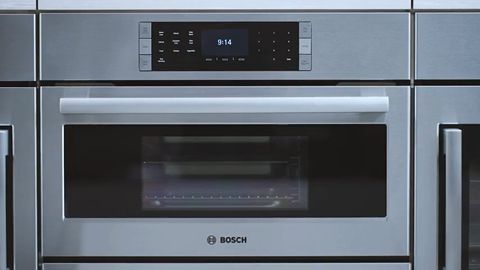Bosch steam oven closed front