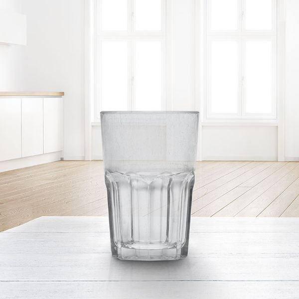 Bicchiere opaco per mancanza di sale