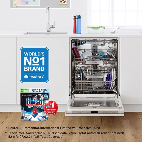 Bosch is No.1 brand for major domestic appliances in Europe.