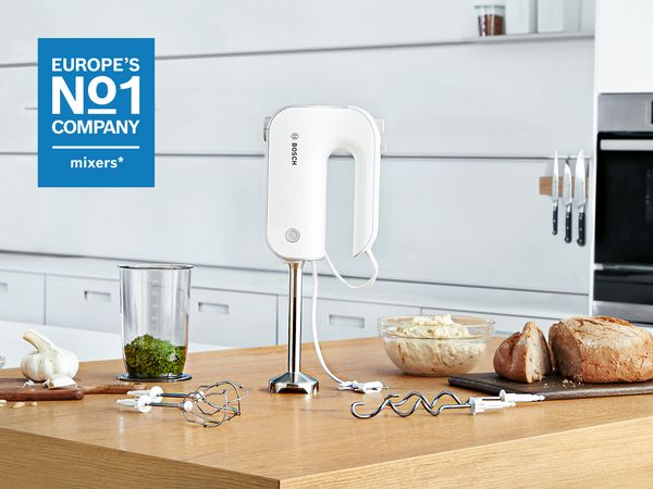 Europe’s No.1: hand mixer to bring your food ideas to life.