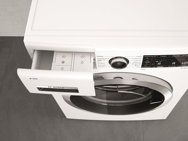 Wasmachine i-DOS systeem met twee soorten wasmiddel