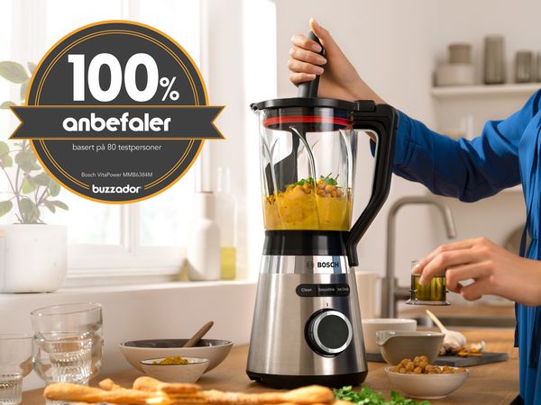 100 %anbefaler Bosch Blender VitaPower