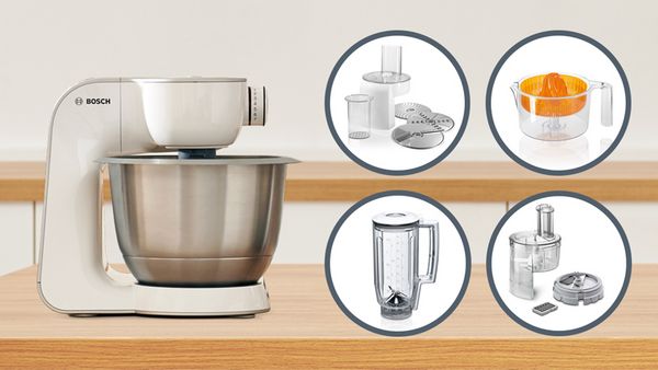 How to use the attachments for your Bosch Kitchen Machine 