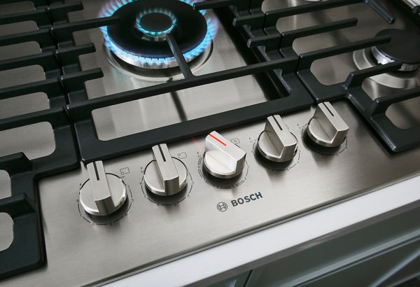 bosch gas cooktop stainless steel 