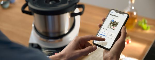 Den Cookit mit der Home Connect App verbinden – das geht auch ohne reales Gerät. 