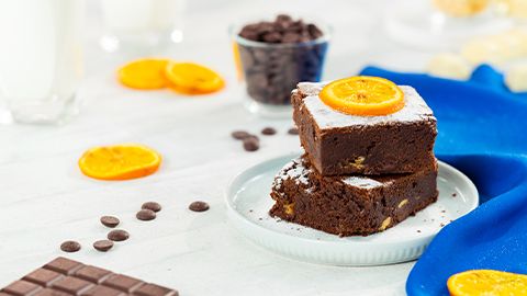 Orange-Infused Chocolate Brownies