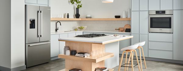 Warehouse kitchen with Bosch appliances