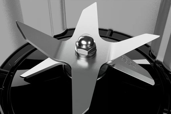 Photo détaillée de la lame du blender sous vide VitaPower Série 8 de Bosch.