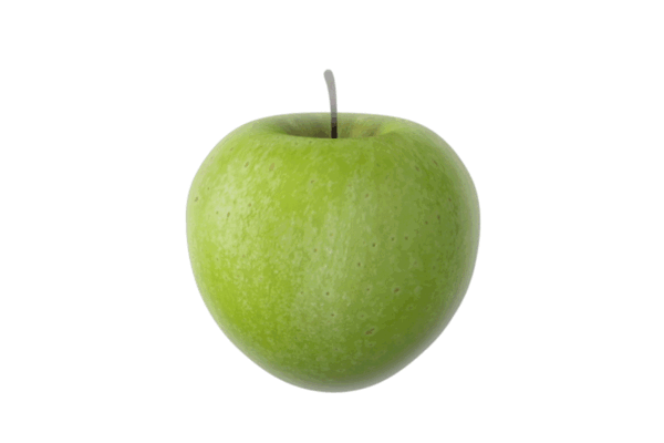 Ein GIF zeigt einen Apfel, der im Motor des Bosch Slow Juicer VitaExtract ausgepresst wird.