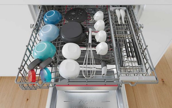Lave-vaisselle 60 cm à compartiments complets Bosch Technologie du design