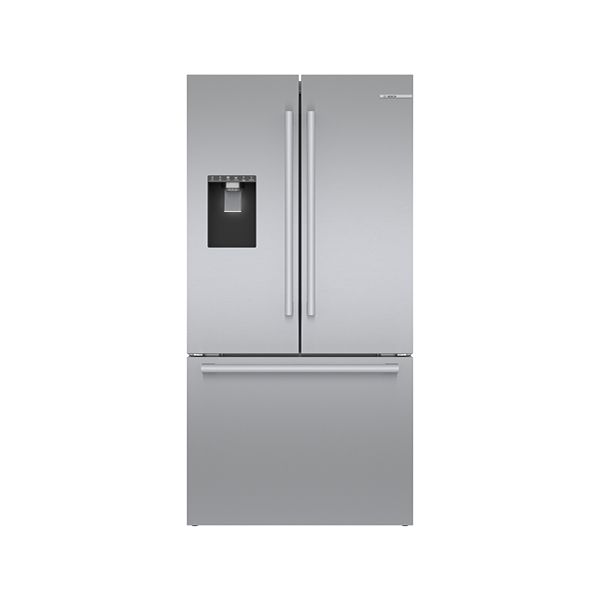 Stainless Steel 18 cu. ft. Top Freezer Fridge with Ice Maker
