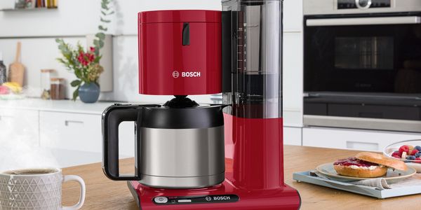 Bosch red coffeemaker
