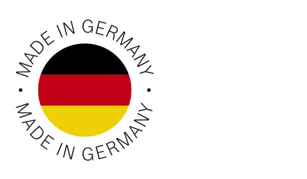 German flag in circle icon.