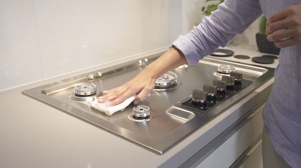 how to clean bosch gas cooktops