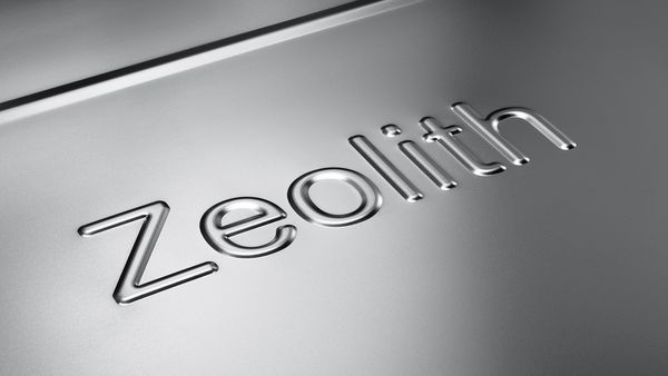Närbild på ordet "Zeolith"