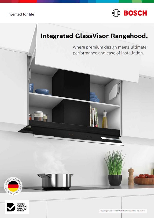 Integrated GlassVisor Rangehood Brochure 2022