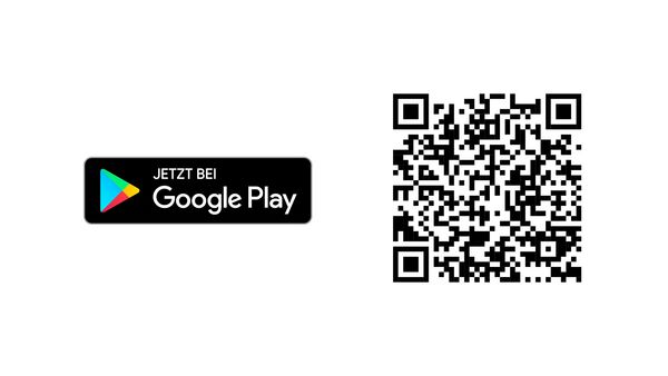 Darstellung eines QR-Codes für die DIY App im Google Play Store.