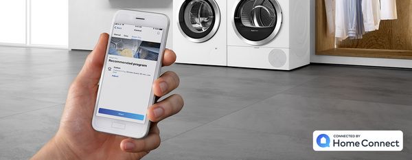gewoontjes Schuldenaar Verwaarlozing Slimme wasmachines en drogers van Bosch - Home Connect