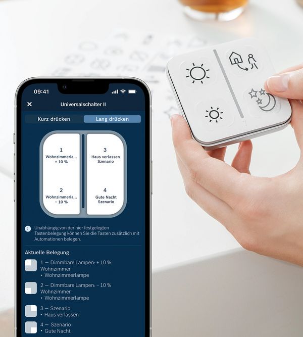 Bosch Smart Home Universalschalter, zur Steuerung smarter Geräte (Variante  Deutschland und Österreich) : : Gewerbe, Industrie & Wissenschaft