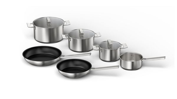 Ustensiles de cuisine professionnels pour les tables à induction de la série 6 de Bosch.
