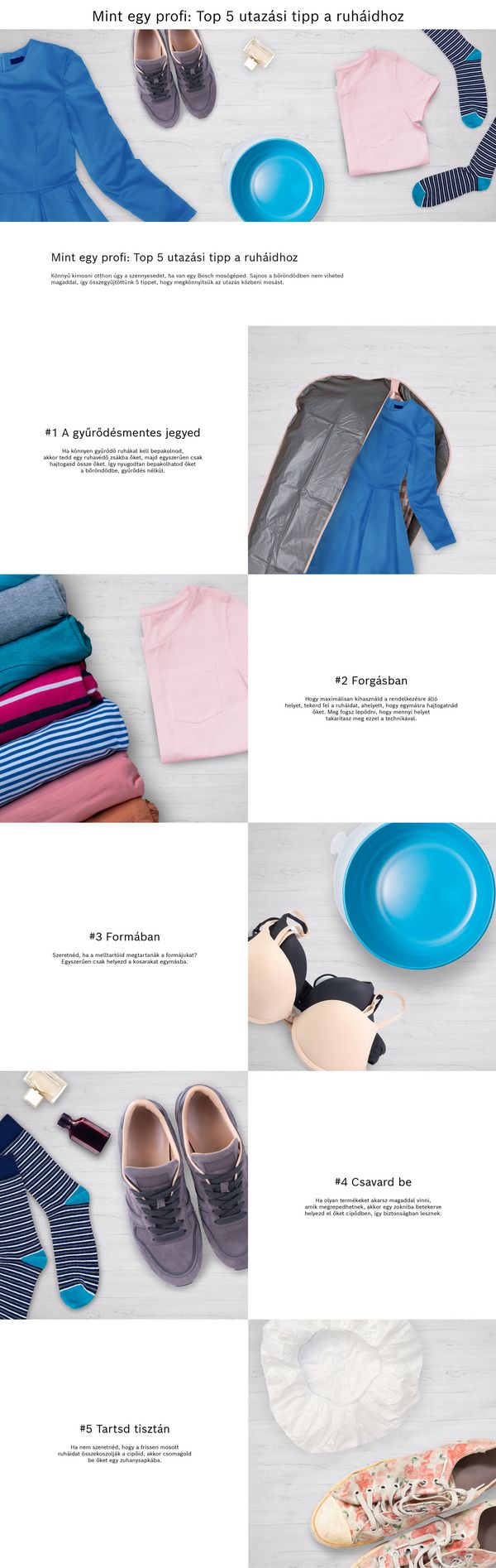 Bosch tapasztalat – A mosás története