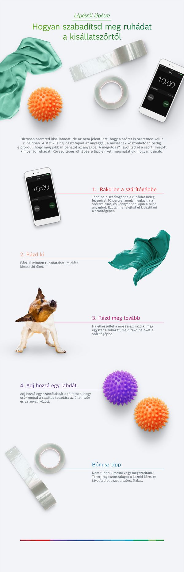 Lépésről lépésre: Így szabadulj meg a háziállatok szőrétől