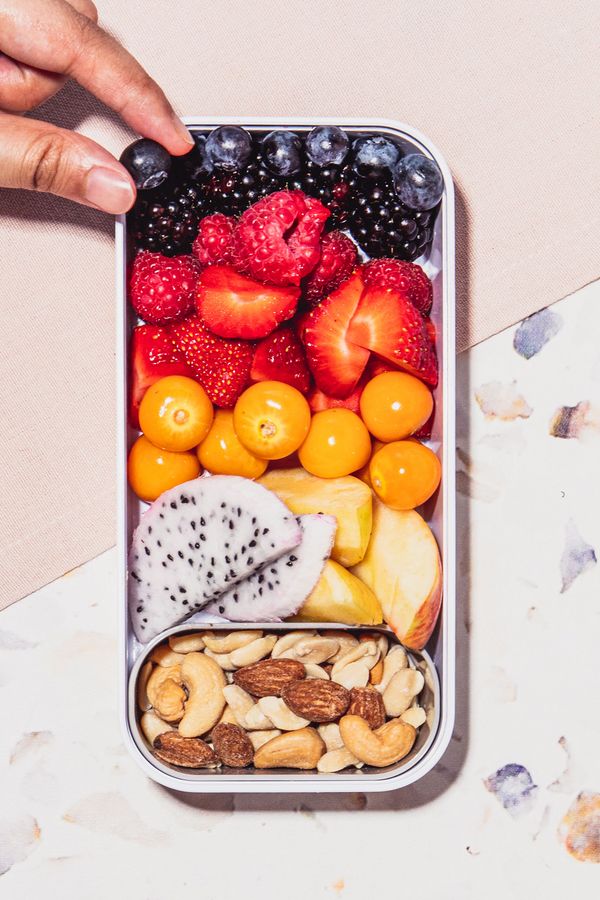 Bento Bowl with fruits and nuts