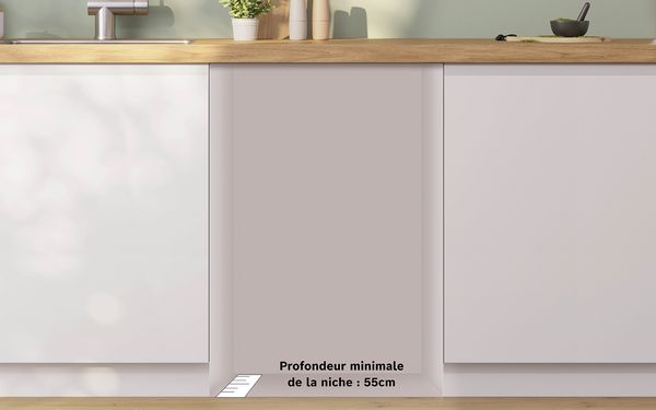 Bosch Electroménager - Lave-vaisselle encastrable - Profondeur minimale meuble de cuisine