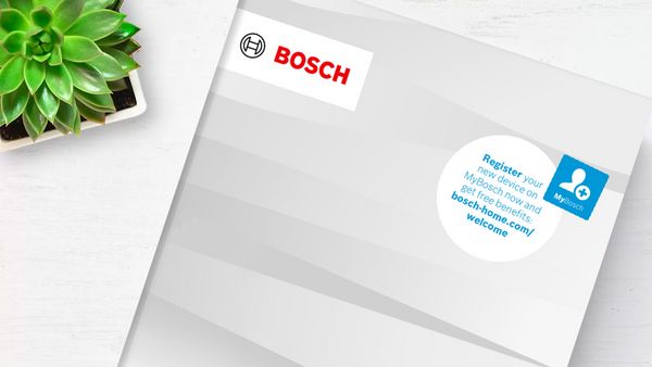 Ağ səthin üzərində  Bosch soba təlimatı