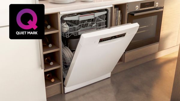 White Freestanding Dishwasher