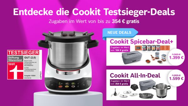 Cookit Spicebar-Deal + und Cookit All-In-Deal.