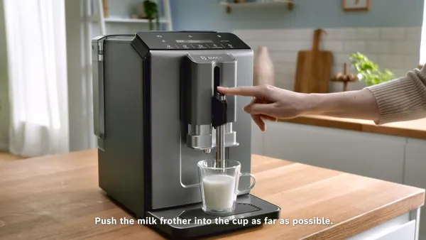 How to use Milk Express on the Bosch 300 Series VeroCafe