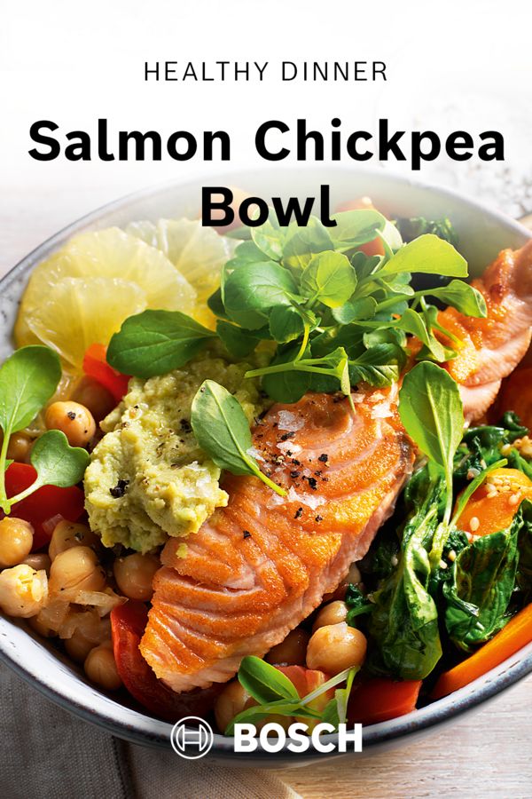 Bosch Salmon Chickpea Bowl Recipe