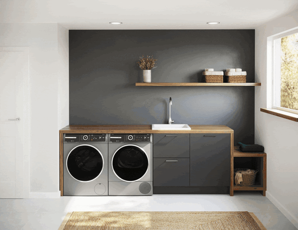 Bosch laundry installation options