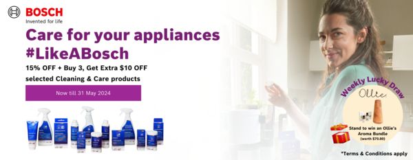 Care for your appliances