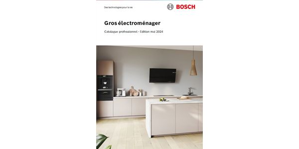 Catalogue électroménager Bosch