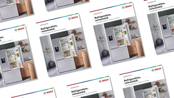 Bosch refrigerator brochure cover