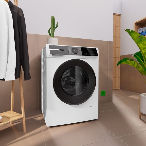 Lavatrice Bosch in bagno