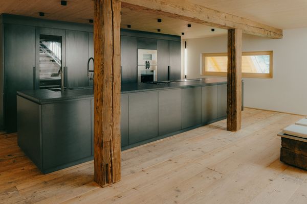 A Gaggenau kitchen utilising native materials in the Black Forest House