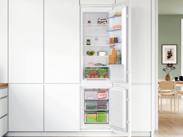 Bosch Series 2 Fridge-Freezers on display