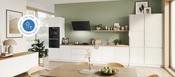 Bosch appliances in an open plan kitchen