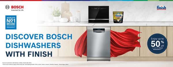 Discover Bosch Dishwashers with Finish