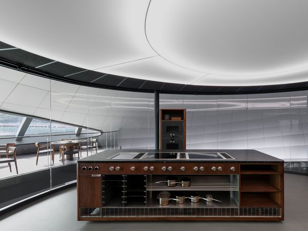 the Gaggenau Kitchen in the Salmon Eye restaurant 