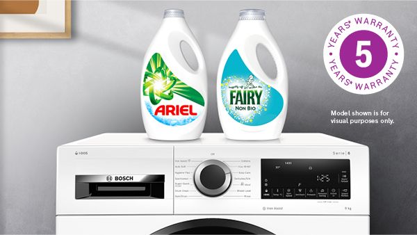 Bosch free detergent promotion banner