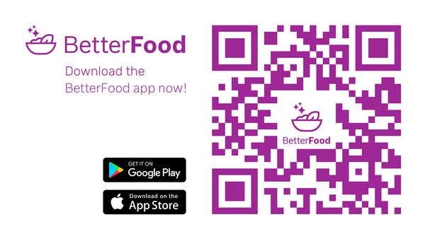 Code QR de la page de téléchargement de l'application Bosch BetterFood.